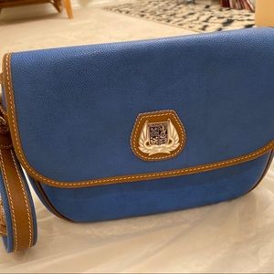 Authentic Lancel Leather Crossbody handbag , Made in France